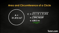 Area and Perimeter (Video) Formulas for Rectangles, Squares & Circles