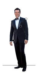 Mini Cutout) - George Clooney (Suit) Mini Cutout (Celebrity Cutouts Andriy Shevchenko (Bow Tie) Cardboard Cutout (lifesize OR mini). Standee. Stand Up. Life Cutout