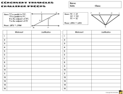 Congruent Triangles Proofs - Two Column Proof Practice and Quiz ...