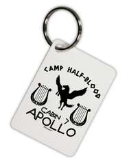 Cabin 7 Apollo Camp Half Blood Aluminum Keyring Tag (Camp Half Blood Cabin 5 Ares Aluminum Keyring Tag by TooLoud)