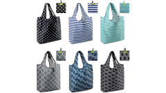 BeeGreen Reusable Grocery Bags Sea Turtle Gifts Foldable Shopping Bags 6 Pack Turtle Gifts for Women Large Reusable Bags Cute Holiday Bags