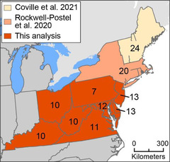 High-impact invasive plants expanding into Mid-Atlantic states: identifying priority range-shifting species