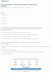 50 Using The Distributive Property Worksheet