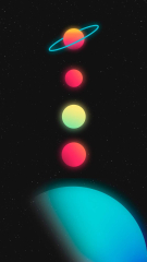 Solar System (Neon Solar System m313andrade)