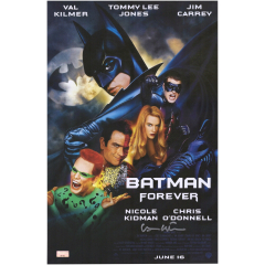 Val Kilmer Batman Forever Autographed 11 x 17 Movie