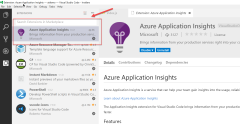 Visual Studio Code integration with Azure Application Insights