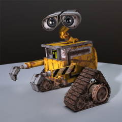 Wall-E (E 3d Model Turbosquid)