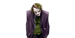 Joker,work, simple background, white background, The Dark ...