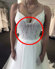 Wedding dress optical illusion is like a 'Rorschach test'