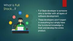 Full Stack Developer