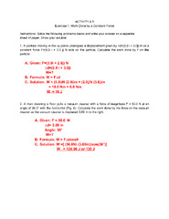 Free work worksheet physics, work worksheet physics png