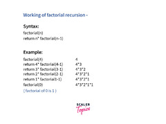 Factorial Using Recursion in Python - Scaler Topics