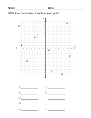 Math Worksheet Collection: Graphing Coordinates | Media4Math