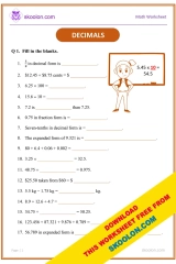 Adding Decimals Worksheets - Math Monks - Worksheets Library