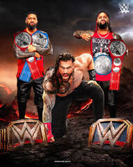 Roman Reigns WWE Unsigned 1,000 Days as Champion Photograph (WWE Superstars)