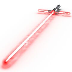 Star Wars Kylo Ren Lightsaber (Star Wars Kylo Ren Electronic Red Lightsaber Toy for Ages 6 and Up with Lights, Sounds, and Phrases Plus Access to Training Videos)