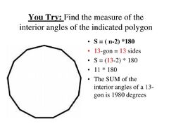 Interior Angle Measure Lesson and Questions - ppt