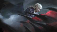 Daenerys Targaryen Game Of Thrones Flying Dragon Artwork