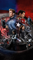 Captain America: Civil War (2016) Phone , Captain and Iron Man...
