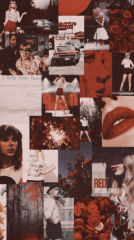 Taylor Swift (taylor swift red album collage)