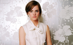 Emma Watson In White Dress