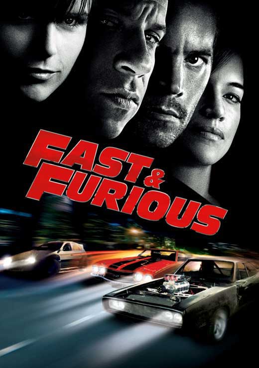 the fast and the furious movie poster