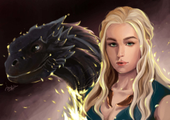game of thrones, daenerys targaryen, dragons