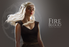 Game Of Thrones Dragon Girl Daenerys Targaryen Art