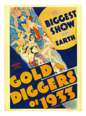 Gold Diggers of 1933, Window Card, 1933