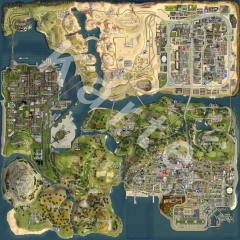 Grand Theft Auto: San Andreas (gta san andreas map) (Multi Theft Auto: San Andreas)