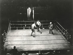 High Angle View of Boxing Match