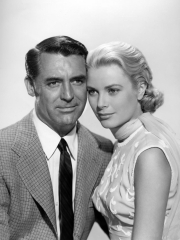 La Main au Collet TO CATCH A THIEF by AlfredHitchcock with Cary Grant and Grace Kelly, 1955 (b/w ph