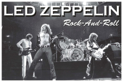 Led Zeppelin Rock and Roll Music Poster