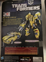 Transformers-hasbro Tra Generations Dlx Bumblebee Gold Bug (Transformers Deluxe Bumblebee) (Transformers Toys Heroic Bumblebee Action Figure Timeless Large-Scale Figure)