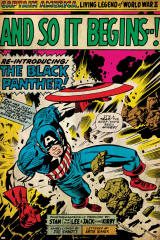 Marvel Comics Retro: Captain America Comic Panel, And So It Begins..! (aged)