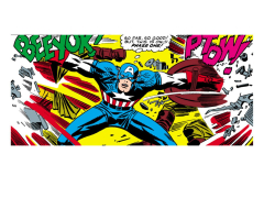 Marvel Comics Retro: Captain America Comic Panel, Fighting, Phase 1, So Far So Good!