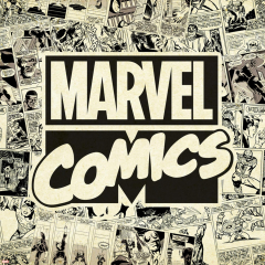 Marvel Comics Retro Pattern Design Featuring Marvel Comics (Retro)