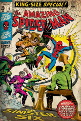 Marvel Comics Retro Style Guide: Spider-Man, Mysterio, Sandman