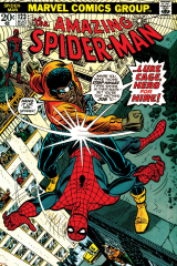 Marvel Comics Retro: The Amazing Spider-Man Comic Book Cover No.123, Luke Cage - Hero for Hire