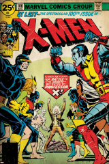 Marvel Comics Retro: The X-Men Comic Book Cover No.100, Professor X (aged)
