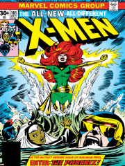 Marvel Comics Retro: The X-Men Comic Book Cover No.101, Phoenix, Storm, Nightcrawler, Cyclops