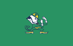 notre dame fighting irish, logo, university