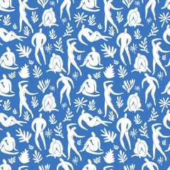 Matisse human body Peel & Stick or Non-Pasted (matisse people seamless pattern)