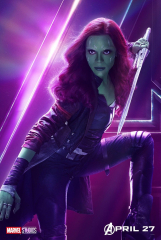 Avengers Infinity War Movie Gamora Zoe Saldana Guardians3