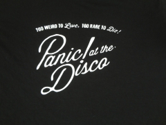 PANIC! AT THE DISCO TOO WEIRD TO LIVE TO RARE TO DIE BLACK MEDIUM ...