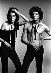 Patti Smith with Robert Mapplethorpe Style D