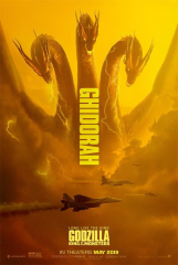 2019 Sci Fi Movie Godzilla King of the Monsters Film Ghidorah