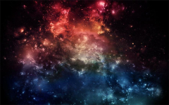 The vastness of the universe Galaxy Nebula Starry Sky
