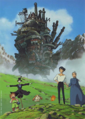Japanese Cartoon Howls Moving Castle Family