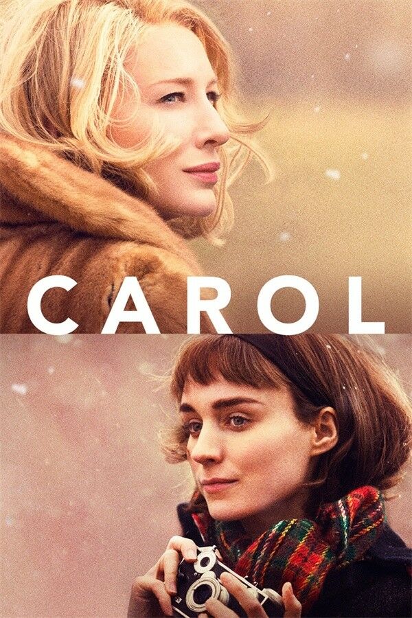 Rooney Mara Cate Blanchett Love Film Carol Movie Art Poster 18x12 36x24 40x27/"